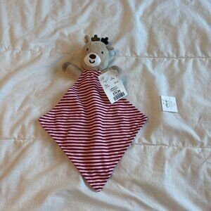 Little Me Baby Lovey Reindeer Red White NEW